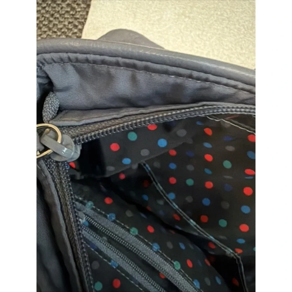 vera bradley‎ purse Gray Diamond Quilted  10x12